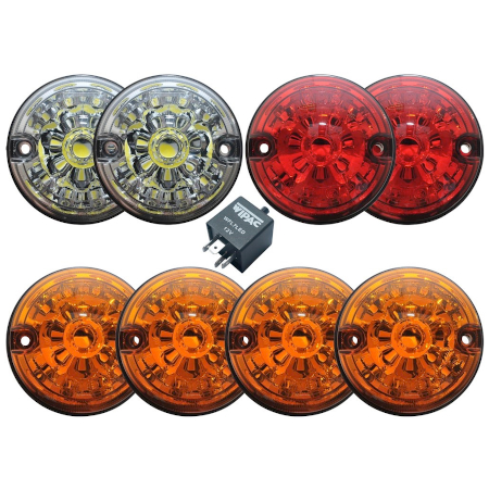 Full Set Of Replacement Lights - Coloured - LED