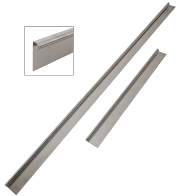 Door Rubber Seal Holders - Stainless - Series (LWB) & Defender 110