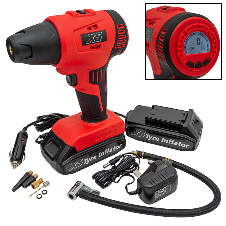 Cordless Tyre Inflator Air Compressor - 20V