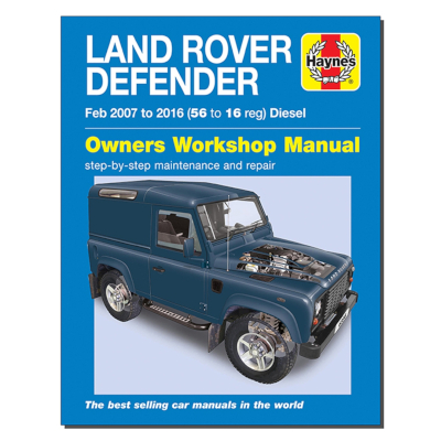 Defender - 2007 - 2016 (56 to 16 reg) - Diesel - Owners Workshop Manual