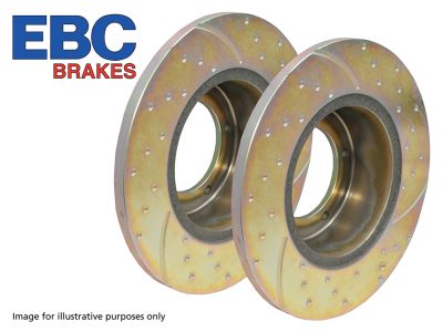 EBC Rear Brake Discs - Solid