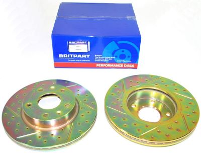 Front Brake Discs - Vented - Britpart Performance