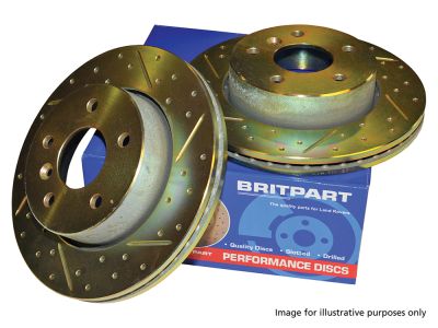 Front Brake Discs - Vented - Britpart Performance