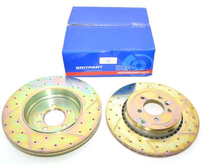 Rear Brake Disc - Vented - Britpart Performance