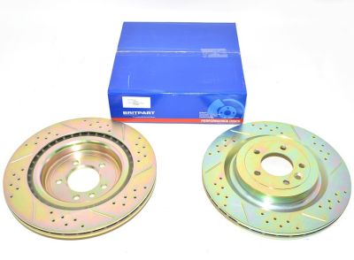 Rear Brake Discs - Vented - Britpart Performance