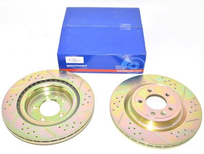 Rear Brake Discs - Vented - Britpart Performance