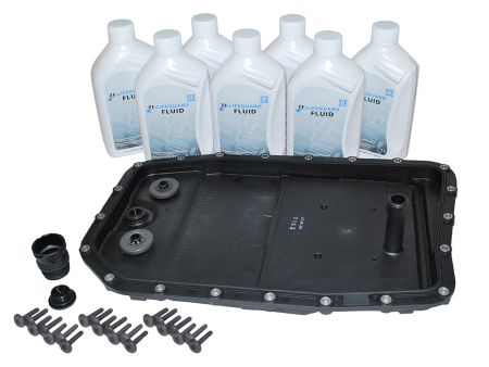 Automatic transmission fluid change kit - ZF Oil Pan with ZF Oil