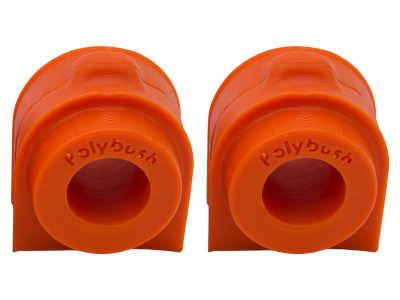Rear (Front) Anti Roll Bar Bush - Pair - Polybush - Freelander 2 (Rear), Range Rover Evoque (Front - From GH125984 & Rear) & Discovery Sport (Front - To JH737816)