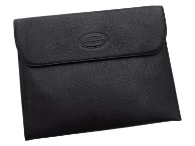 iPad Carry Case - Black Leather