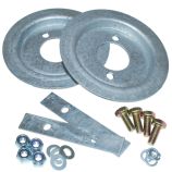 Rear Spring Seat Fitting Kit - Galvanised - Defender 90, Discovery 1 & Range Rover Classic