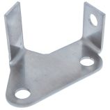 Brake Pipe Swivel Mount Bracket - Front - RH Side - Stainless - Defender (To WA159806)