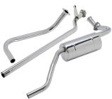 Stainless Steel Exhaust System - Series 1 - 80" - 2.0 Petrol