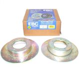 EBC Rear Brake Discs - Solid - Pair