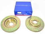 Front Brake Discs - Vented - Britpart Performance