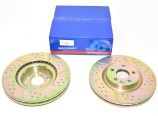 Front Brake Discs - Vented - Britpart Performance